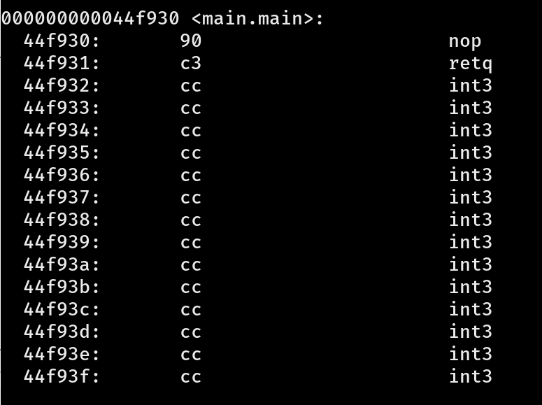 Golang testing code