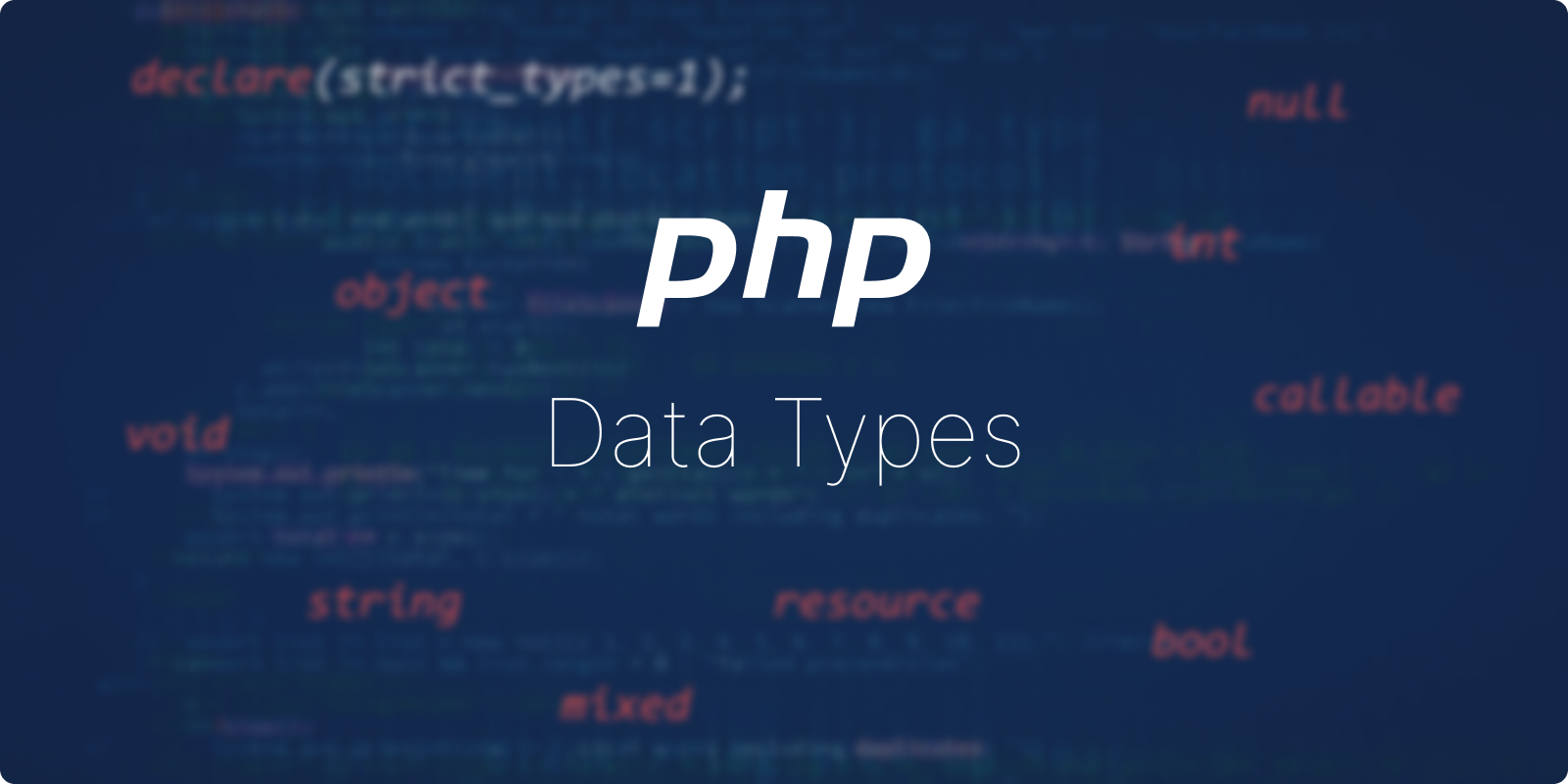 PHP types